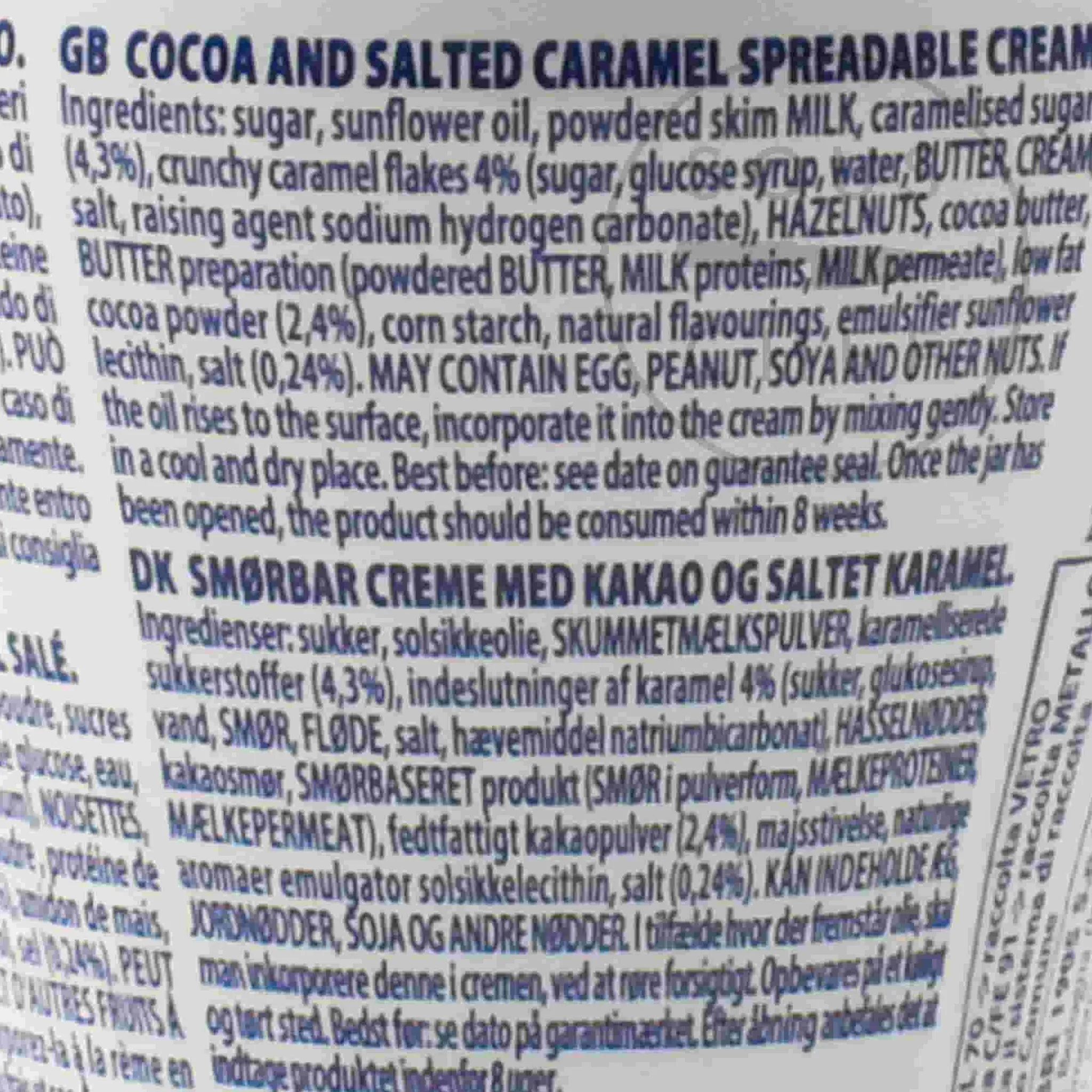 Fabbri Salted Caramel Spread, 200g Hot