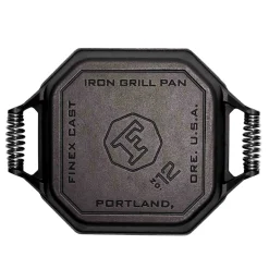 Finex Cast Iron Grill Pan with 2 Handles, 30cm (12inch) New