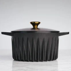 FIREUP Black Cast Iron Dutch Oven, 26cm Discount