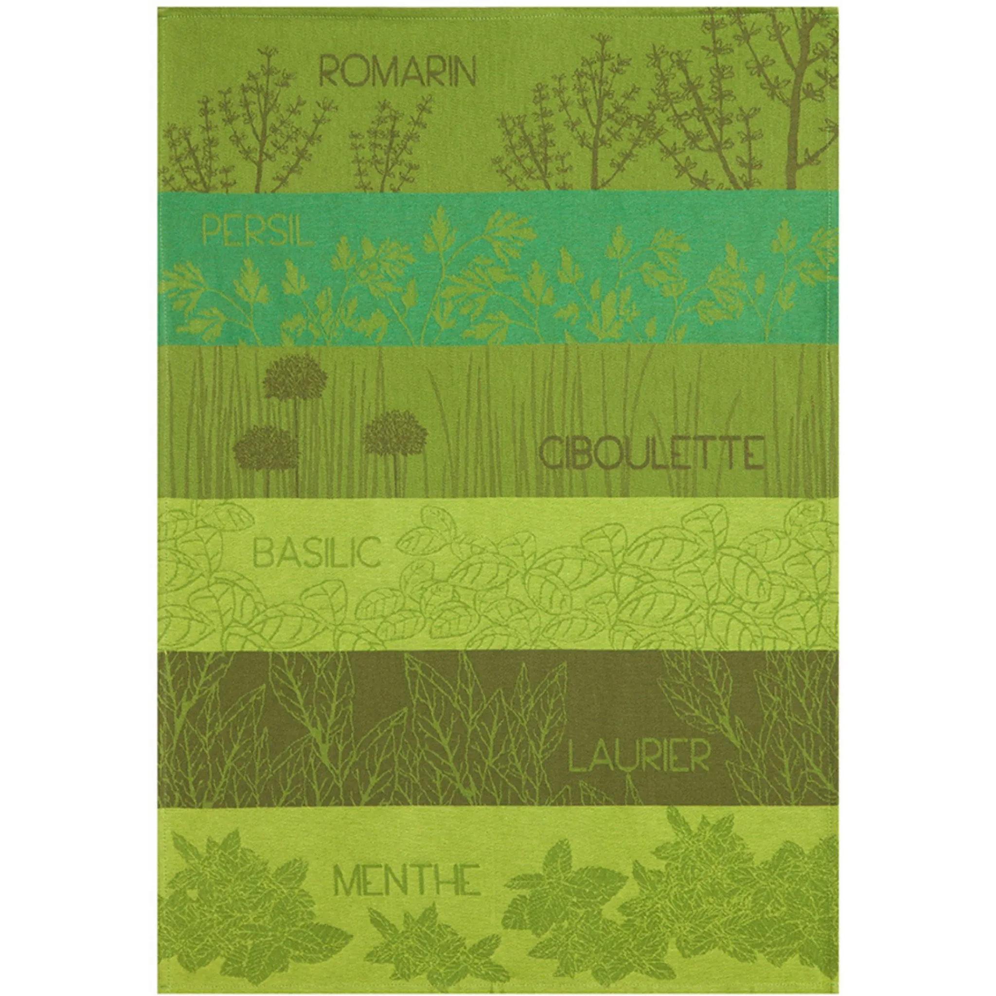 Coucke French Tea Towel - Herbs