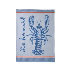 Coucke French Tea Towel - Lobster Discount