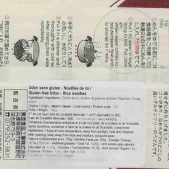 Toa Food Gluten-Free Udon Rice Noodles, 142g New