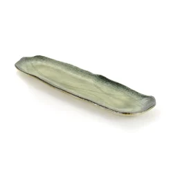 Kiji Stoneware & Ceramics Green Glaze Sushi Platter Best