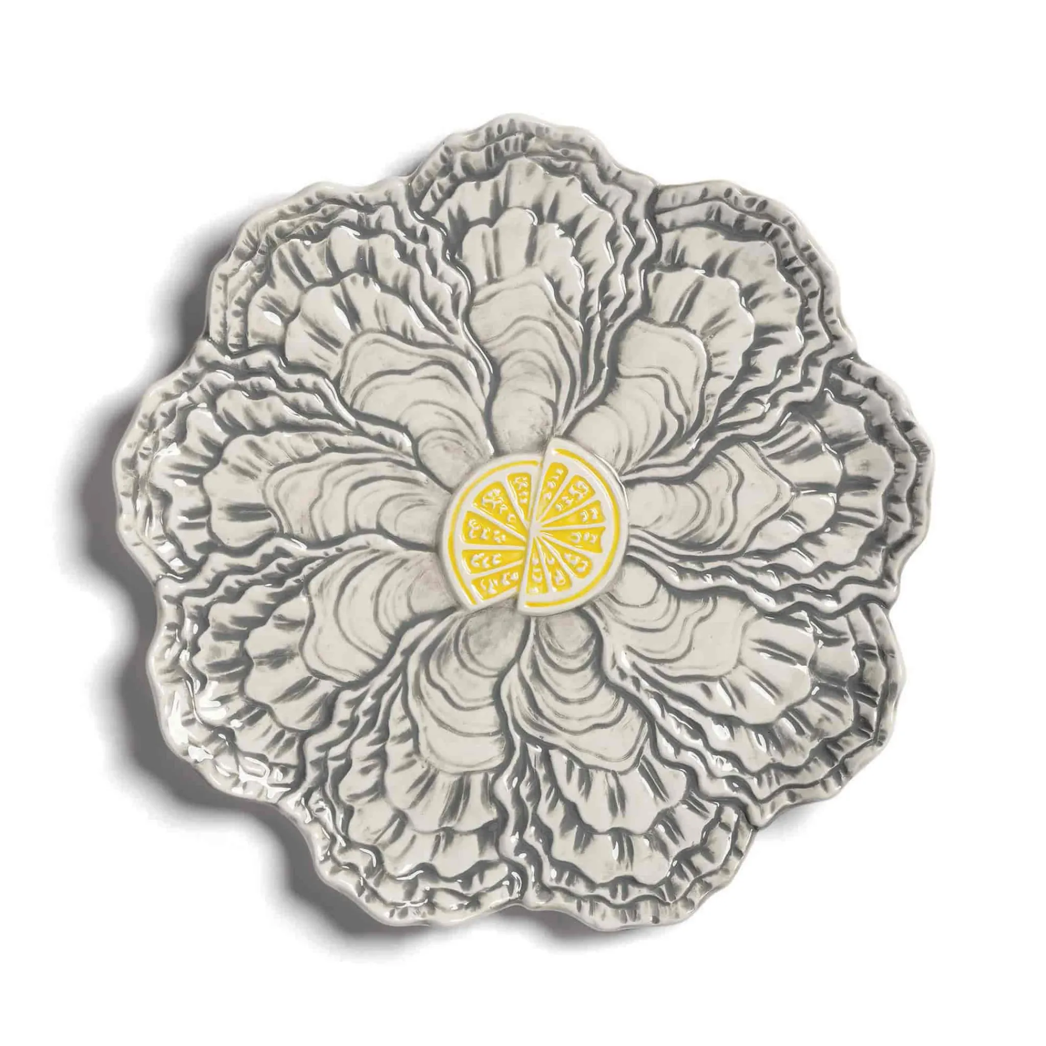 &Klevering Grey Oyster Serving Plate, 23cm Sale