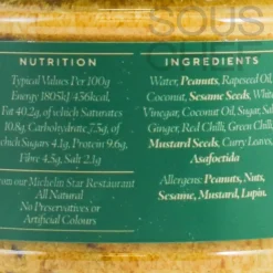 Gymkhana Peanut Sesame Chutney, 200ml Discount