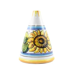 Puglia Handmade Hand Painted Italian Ceramic Olive Oil Bottle Best