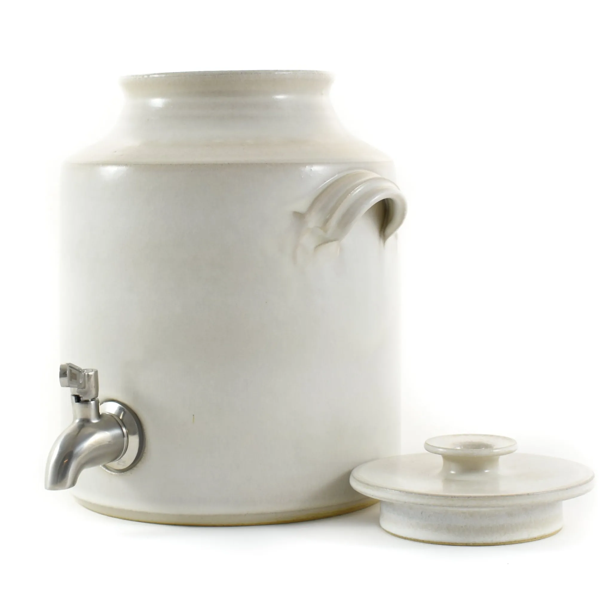 Sauerkraut Pots Handmade Stoneware Vinaigrier / Kombucha Jar 2.5 litre Hot