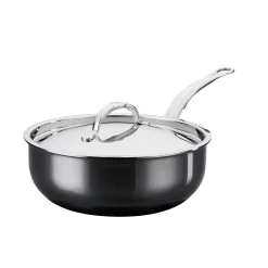 Hestan Nanobond Curved Saute Pan with Lid, 24cm Online