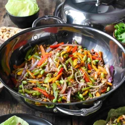 Hestan Nanobond Wok with Lid, 36cm Discount