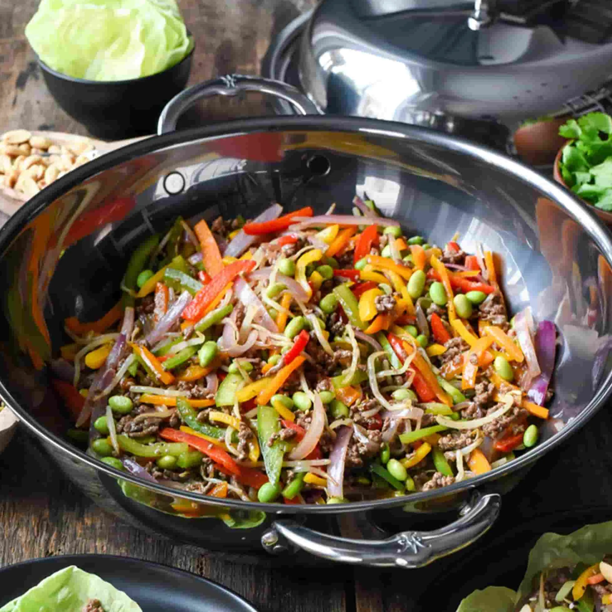 Hestan Nanobond Wok with Lid, 36cm Discount