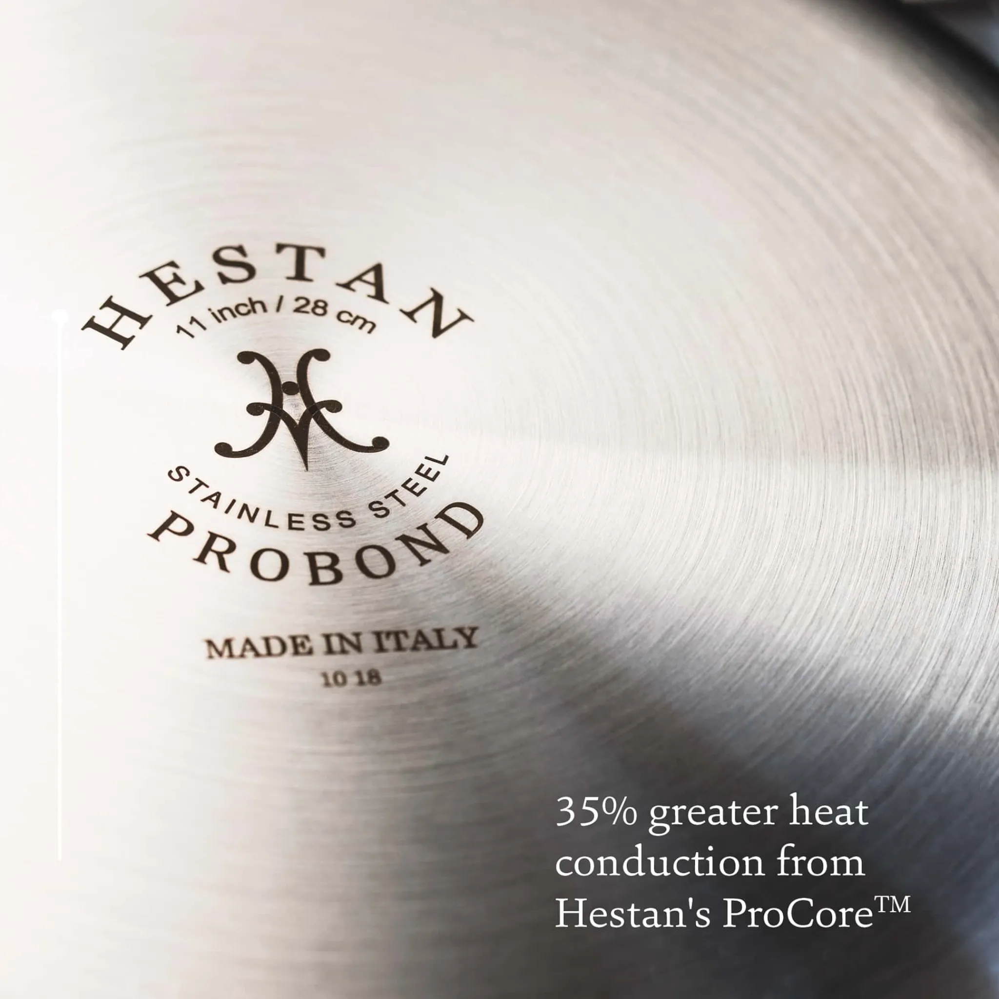 Hestan Probond Stainless Steel Frying Pan, 28cm Outlet