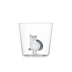 Ichendorf Milano Grey Tail Sitting Cat Tumbler, 300ml Sale
