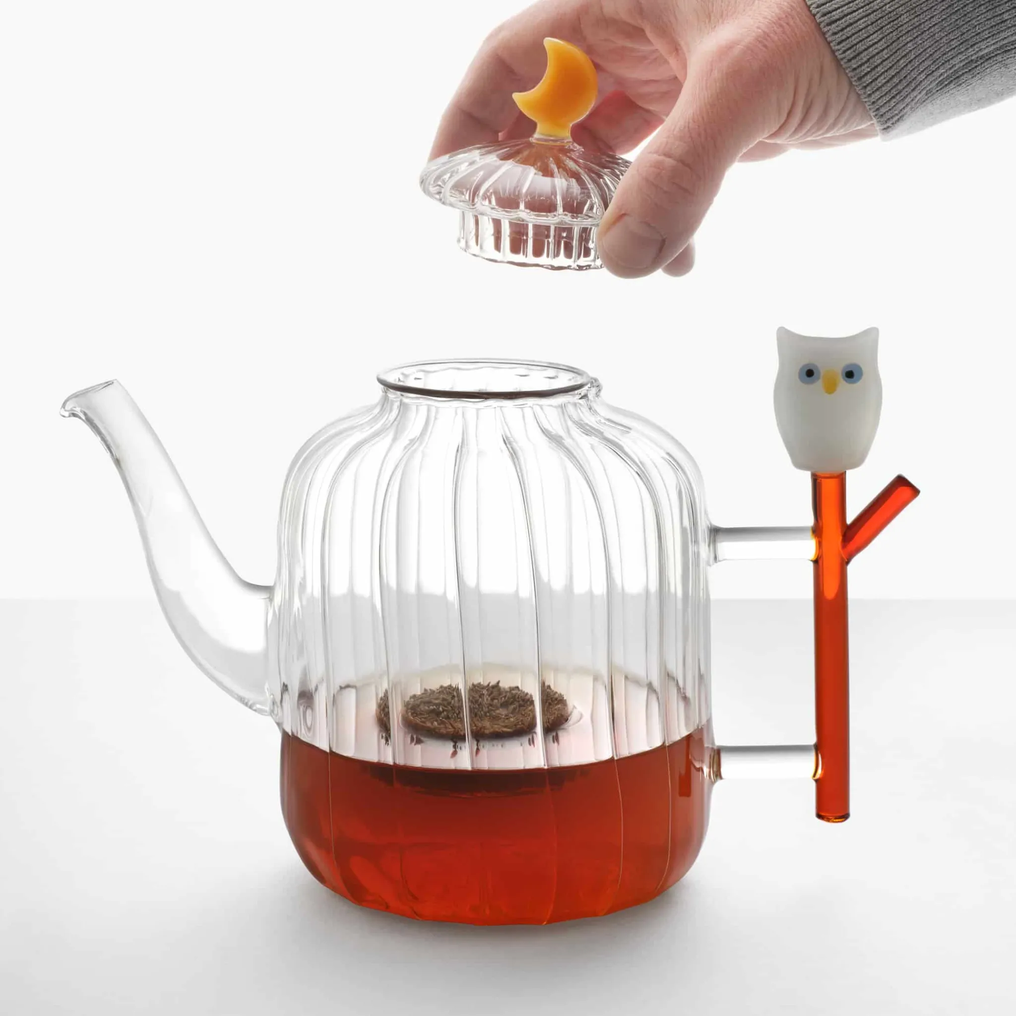 Ichendorf Milano Optic Owl & Moon Teapot, 1 Litre Online
