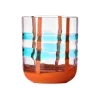 Ichendorf Milano Orange & Teal Patterned Tumbler, 350ml Hot