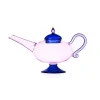 Ichendorf Milano Pink Teapot with Blue Lid, 18cm Hot