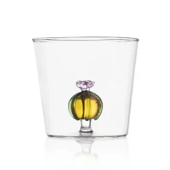 Ichendorf Milano Yellow Cactus with Flower Tumbler, 300ml Hot