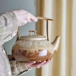 Bloomingville Ikigai Brown Teapot Sale