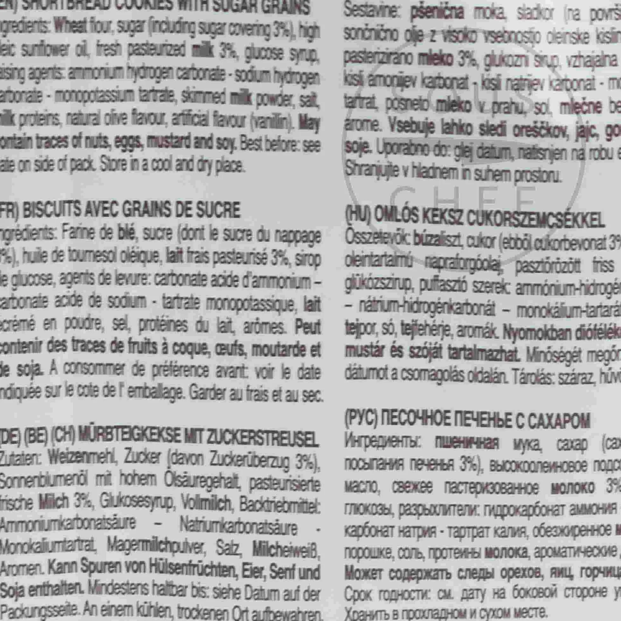 Tedesco SRL Il Borgo del Biscotto Shortbread Biscuits with Sugar Grains, 350g Online