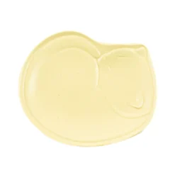 Kiji Stoneware & Ceramics Ivory Cat Japanese Small Plate, 11cm Hot