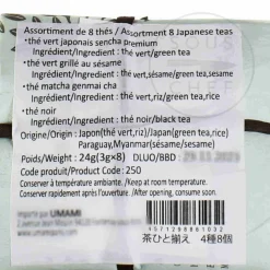 Yamasu Sugimoto Japanese Green Tea Assortment, 8 Sachets Hot