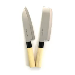 Kiji Stoneware & Ceramics Japanese Knife Duo - Santoku & Nakiri Outlet