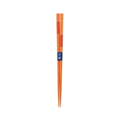 Kawai Co. Ltd Japanese Orange & Gold Chopsticks, 22.5cm