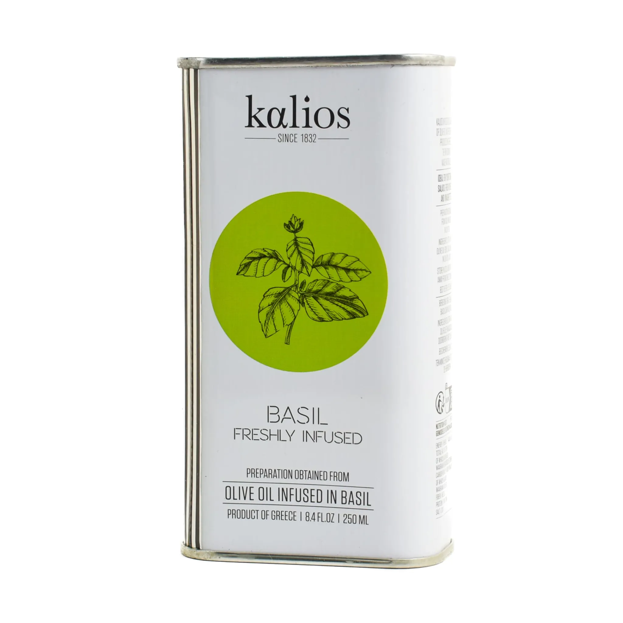 Kalios Basil Infused Extra Virgin Olive Oil, 250ml Online
