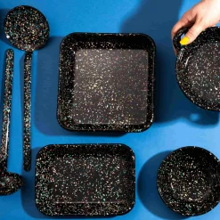 Kapka x Sous Chef Galaxy Splatter Enamel Roasting & Serving Dish Clearance