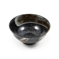Kiji Stoneware & Ceramics Karasuba-Iro Large Rice Bowl, 15.7cm Hot