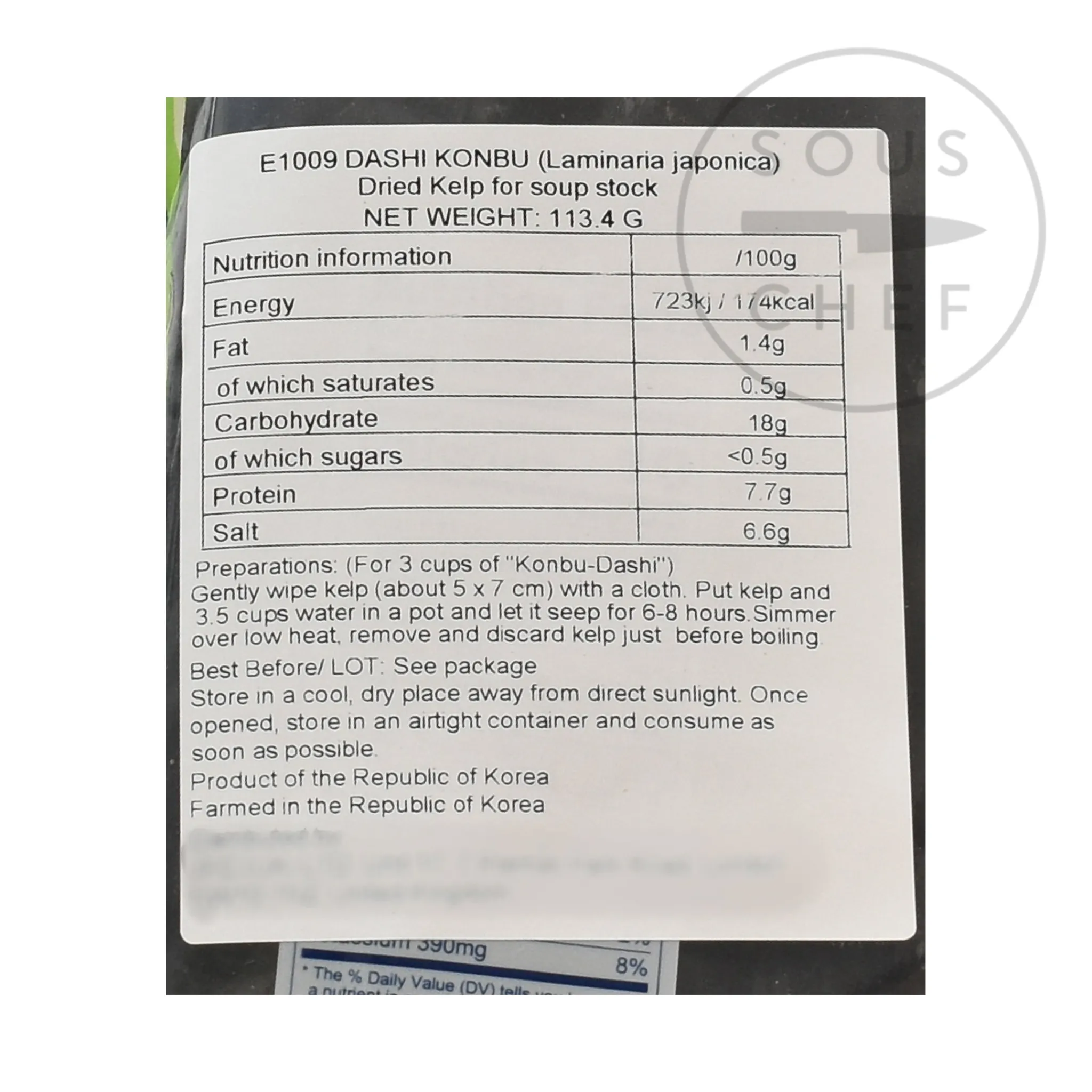 Welpac Kombu For Dashi, 113g Discount