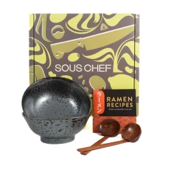 Sous Chef Kuroi Hanten Ramen Bowl Set New