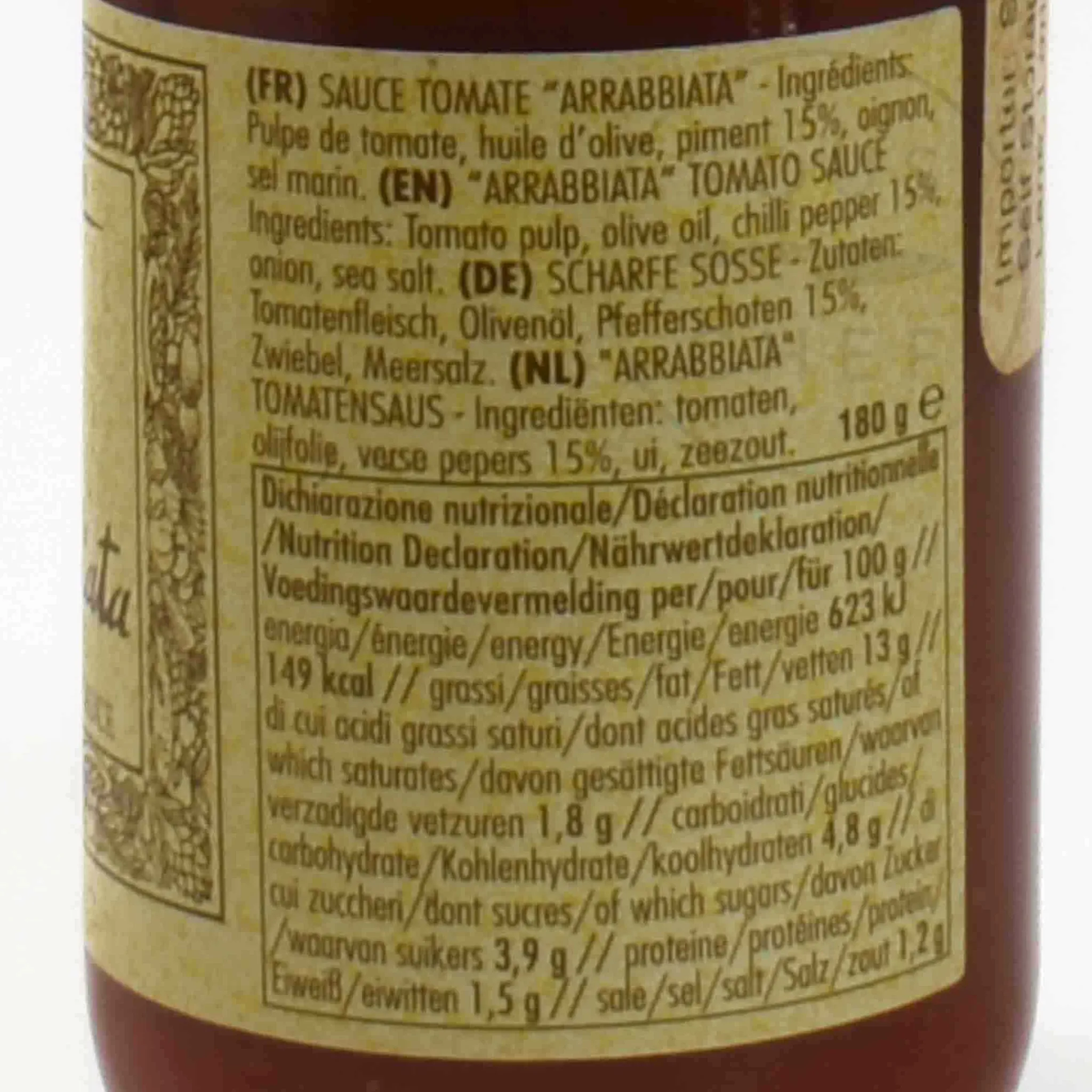 La Favorita Arrabbiata Tomato Sauce, 180g Best
