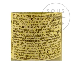 La Favorita Artichoke And Garlic Cream, 130g Hot