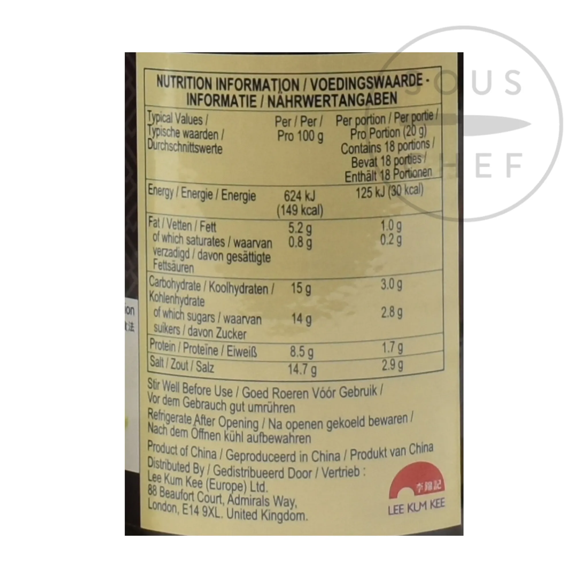 Lee Kum Kee Black Bean Sauce With Garlic, 368g Best