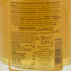 DEFRUTUM Leonardi White Balsamic Alcohol Free Gin, 500ml Clearance