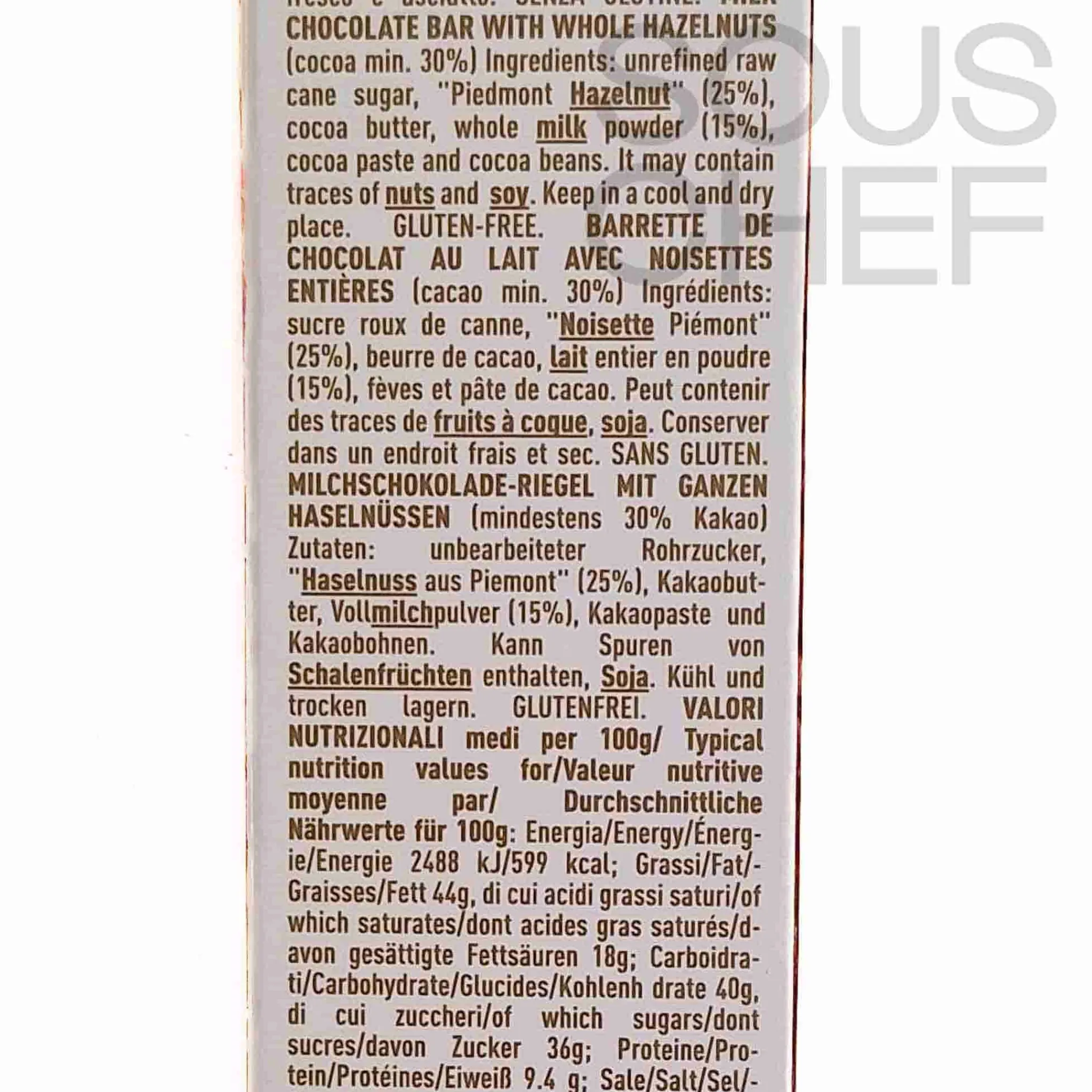 Leone Milk Chocolate Bar with Whole Hazelnuts, 55g Sale