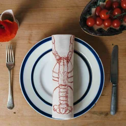 Lottie Day Lobster Design Napkins Box of 6 Online