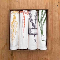 Lottie Day Set of 4 Root Vegetable Napkins Best