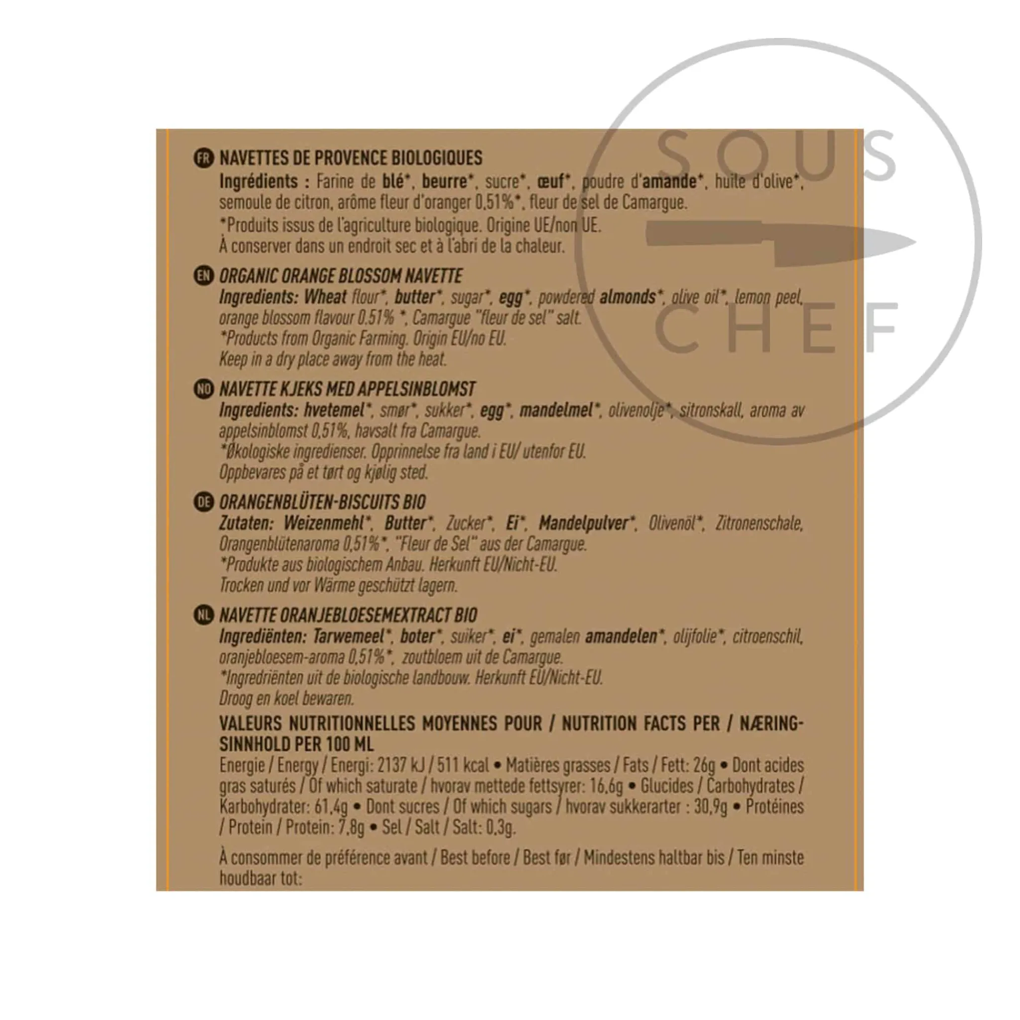 Maison Bremond Organic Navettes Cakes By Pierre Herme, 240g Online