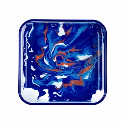 Kapka Enamel Marble Enamel Square Roasting & Serving Dish, 21cm Online