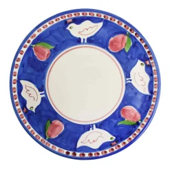 Materia Gallina Blue Pizza Plate, 32cm New