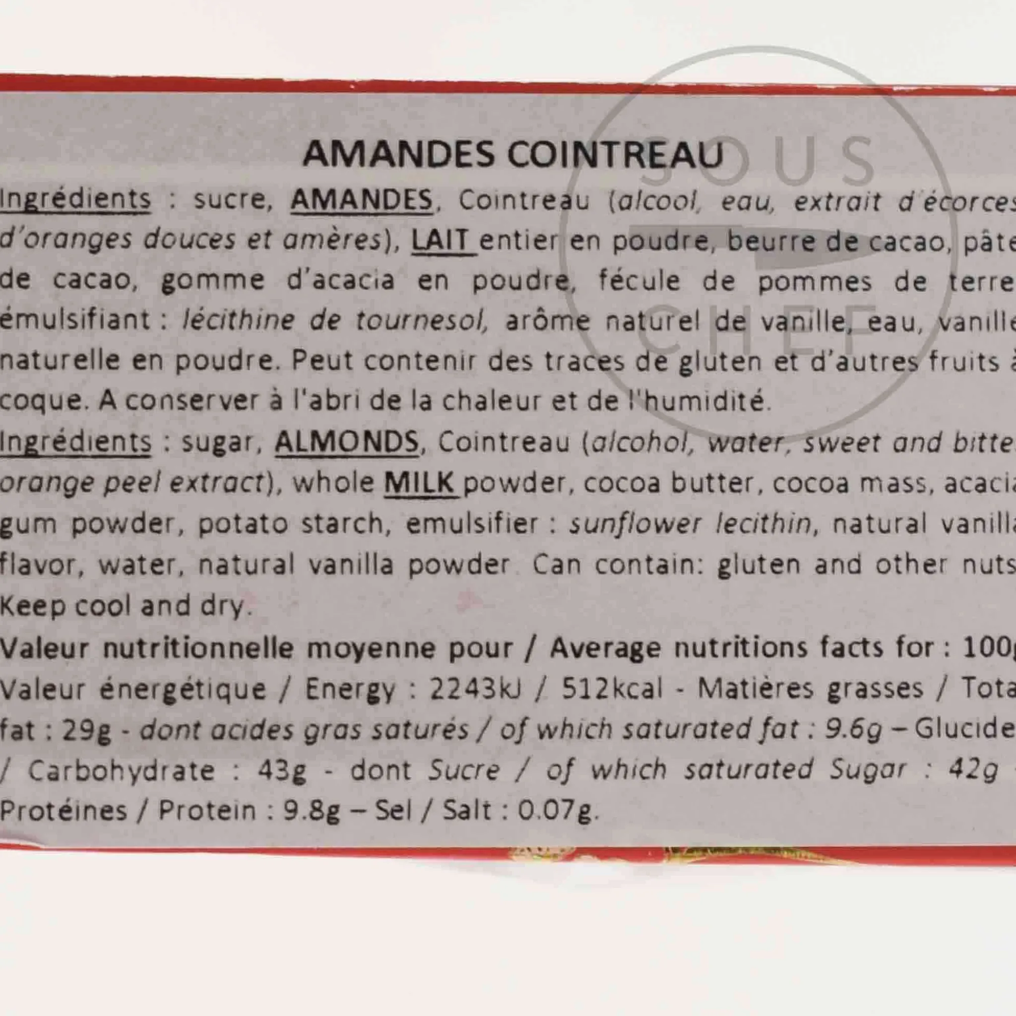 Mazet Milk Chocolate Cointreau Coated Almonds, 200g Sale