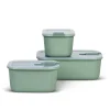 Mepal 3 Piece Easyclip Storage Box Set, Nordic Sage New