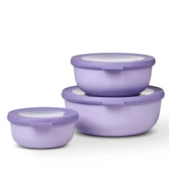 Mepal Cirqula Round 3 Piece Set, Nordic Lilac Clearance