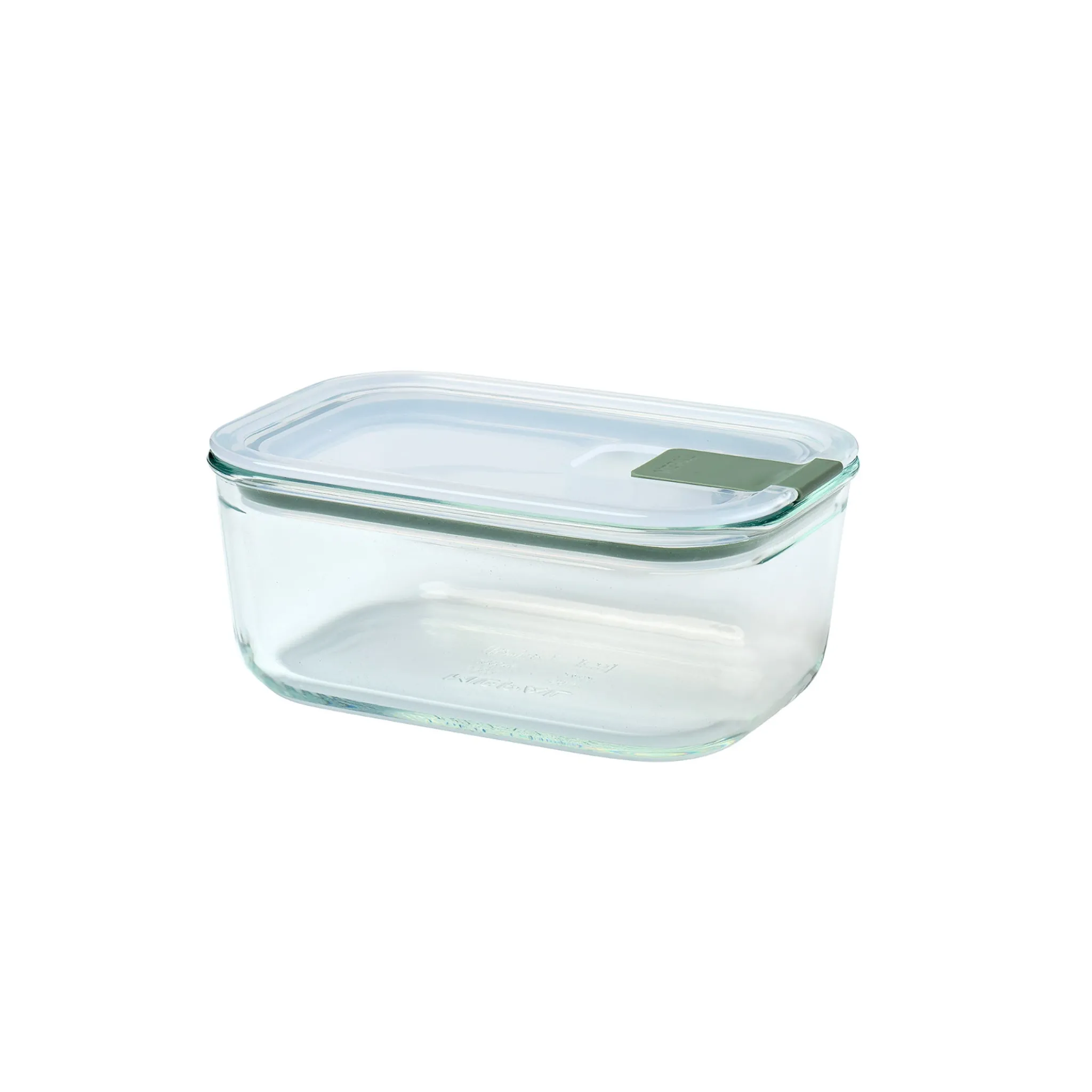 Mepal Easyclip Glass Food Storage Container, Nordic Sage New