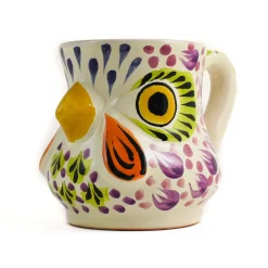 Gorky Pottery Mexican Hand Painted Rooster Mug with Green Detail Best
