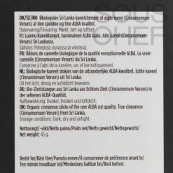 Mill & Mortar Organic Alba Whole Cinnamon, 45g Best