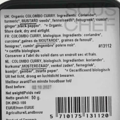 Mill & Mortar Organic Colombo Curry, 50g Online