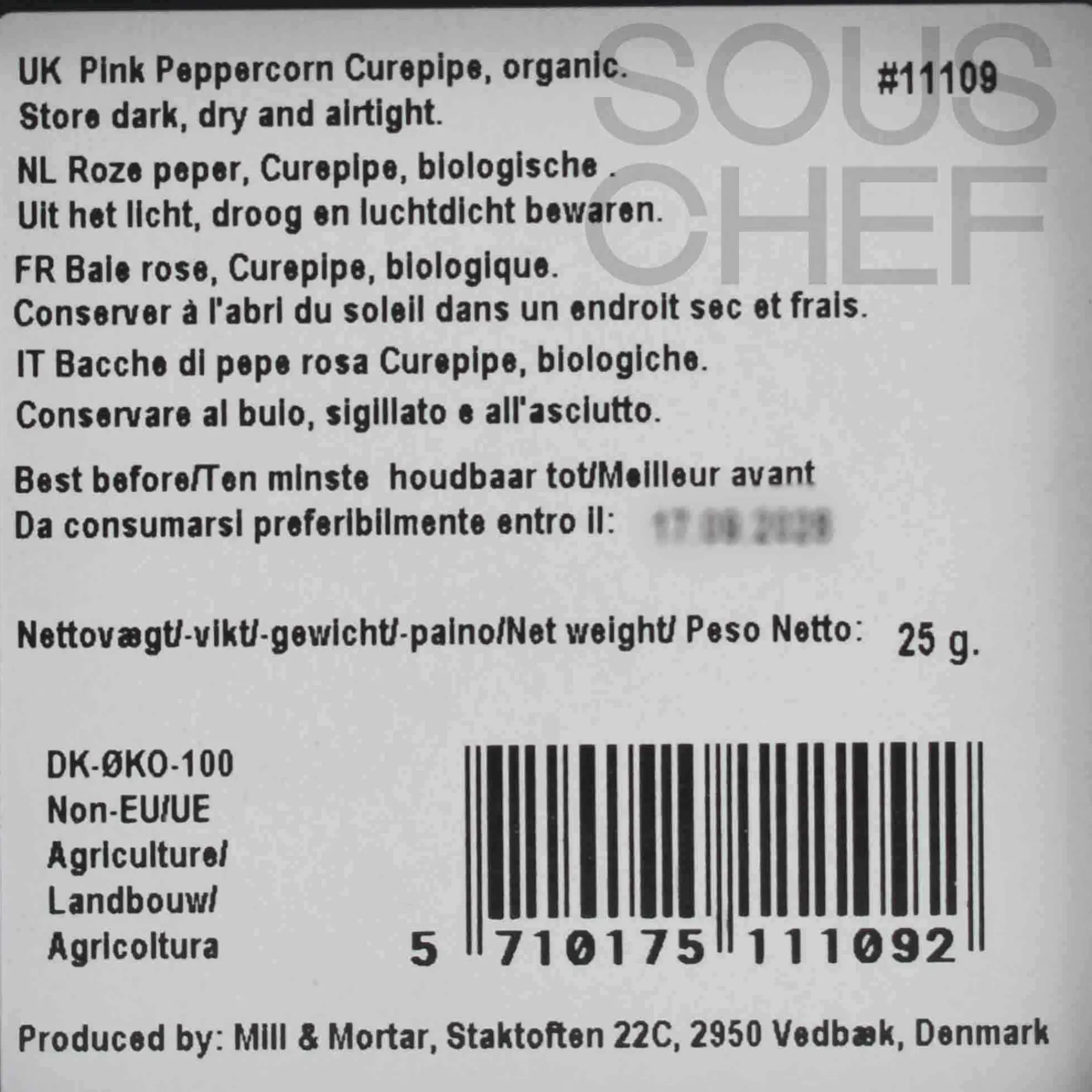 Mill & Mortar Organic Curepipe Pink Peppercorn, 25g Best