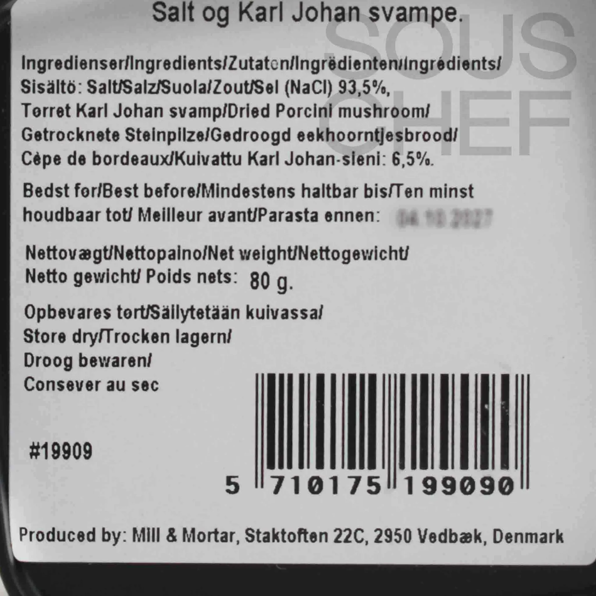 Mill & Mortar Porcini Salt Flakes, 80g Discount